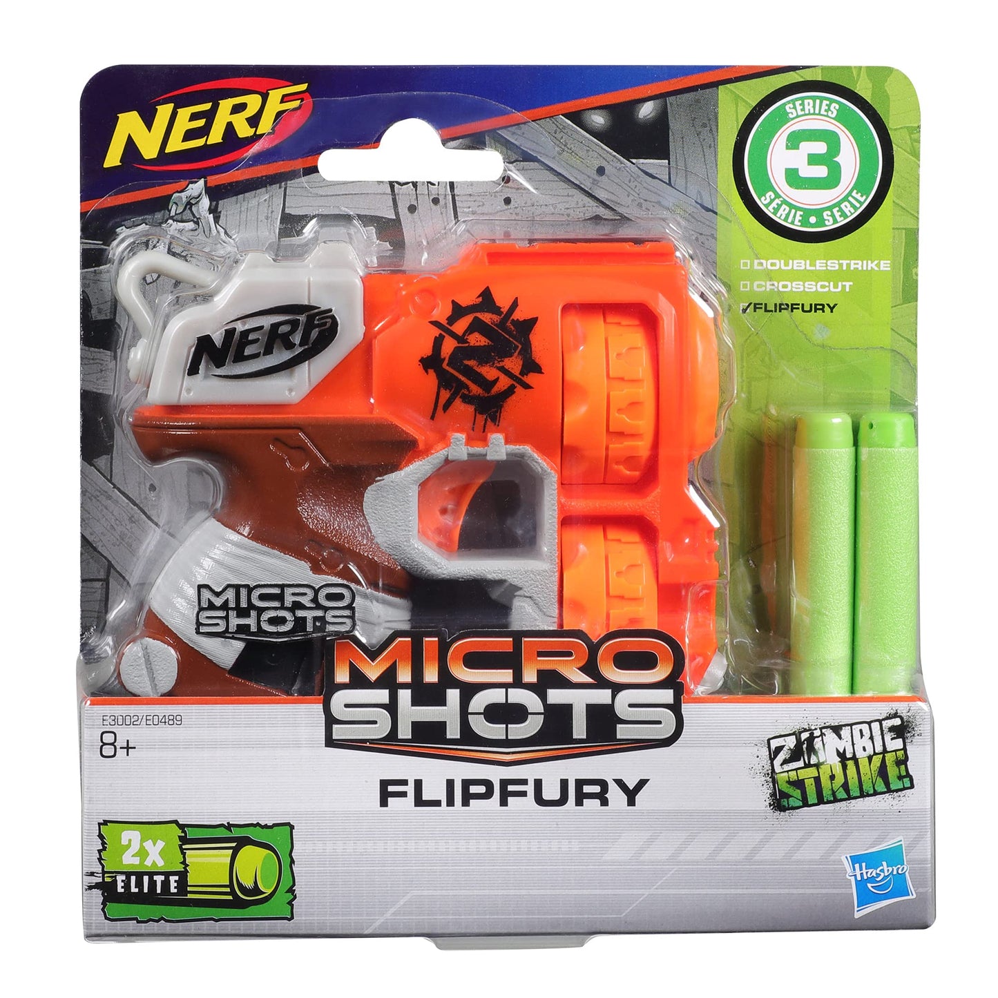 Pistol Micro Shots Flipfury - Zombie Strike cu 2 gloante.