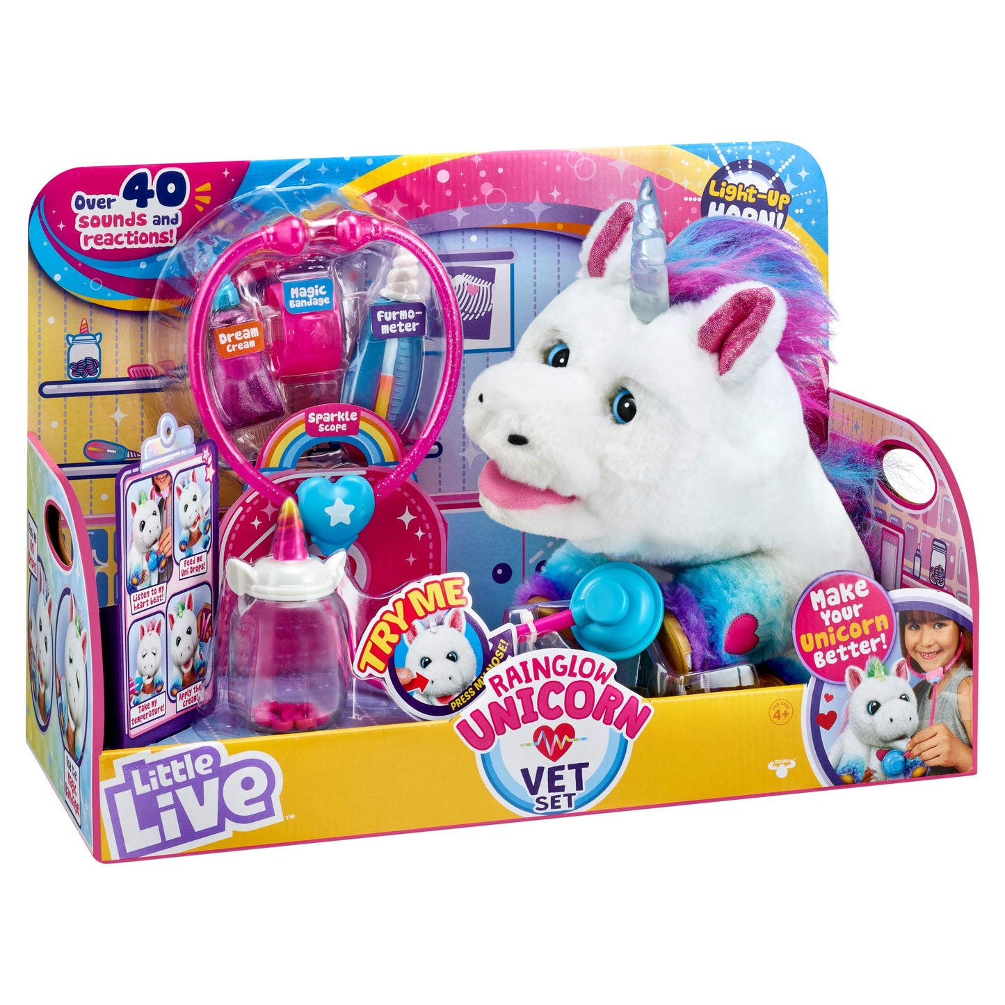 SET de joaca doctor Rainglow Unicorn VET