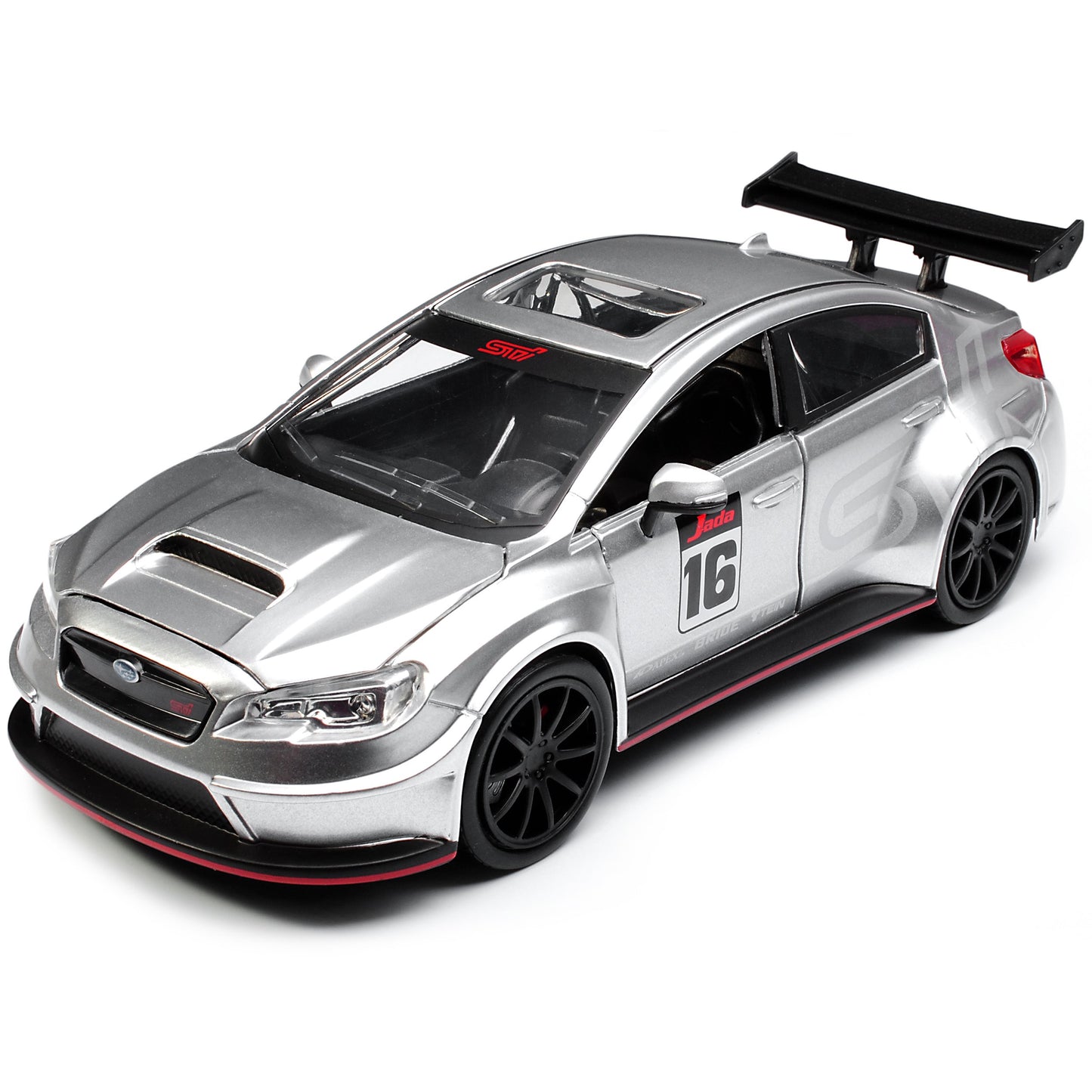 Subaru Wrx Sti Widebody gri - 1/24 Jada