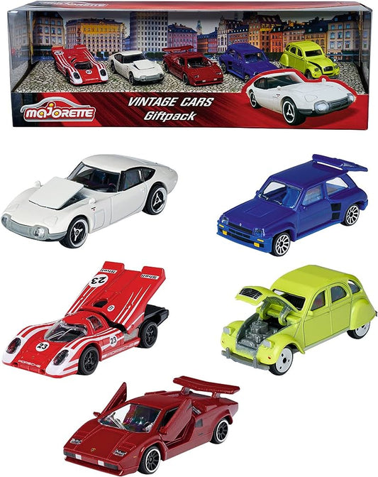 SET 5 masinute MAJORETTE - VINTAGE CARS GIFTPACK