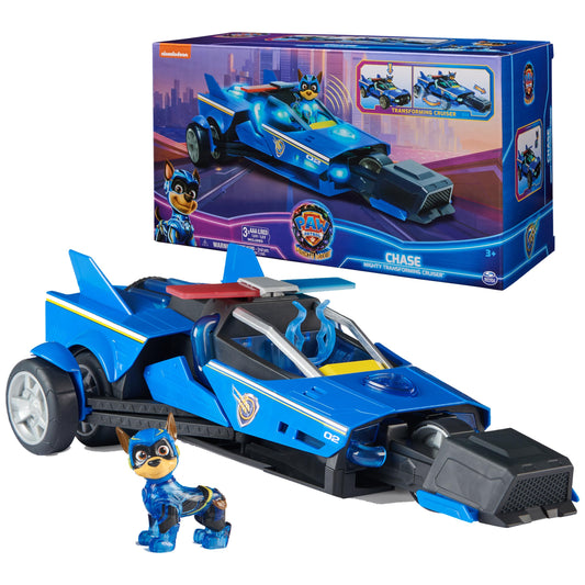 Masinuta Paw Patrol The Mighty Movie - Chase Mighty Transforming Cruiser