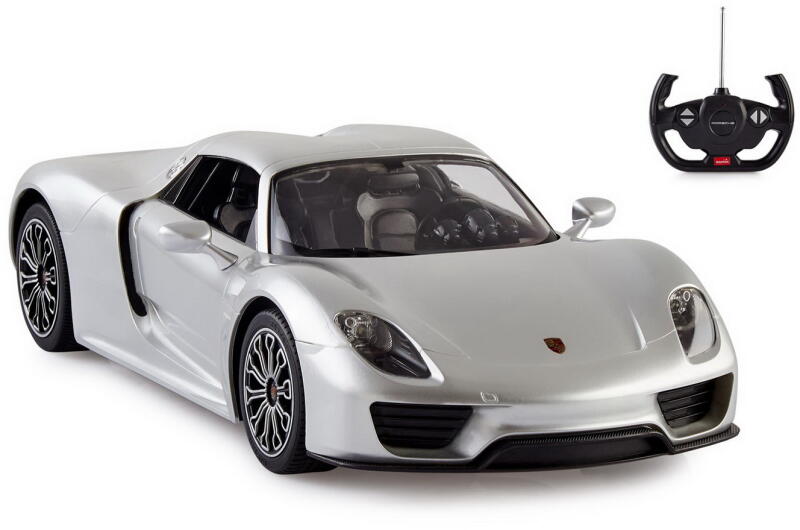 Porsche 918 Spyder (argintiu) - 1/14 RASTAR