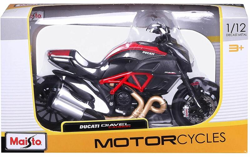 Motocicleta Ducati Diavel Carbon - 1/12 Maisto