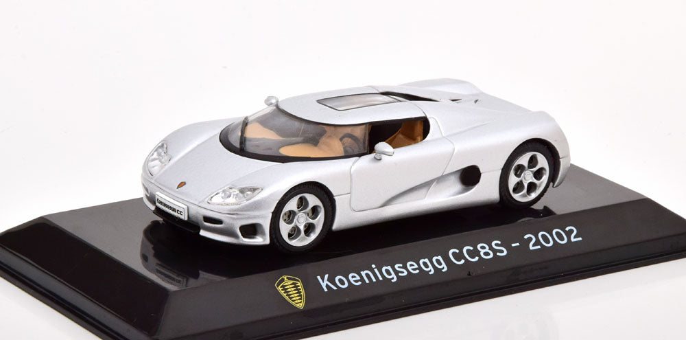 Koenigsegg CC8S 2002 cu vitrina plexiglass - 1/43 Altaya