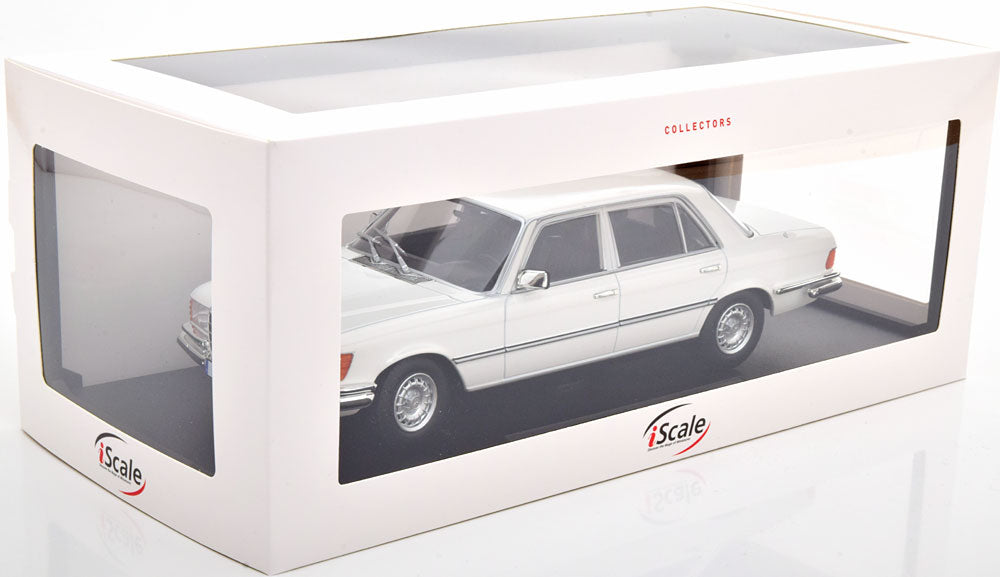 Mercedes 450 SEL (alb) - 1/18 IScale