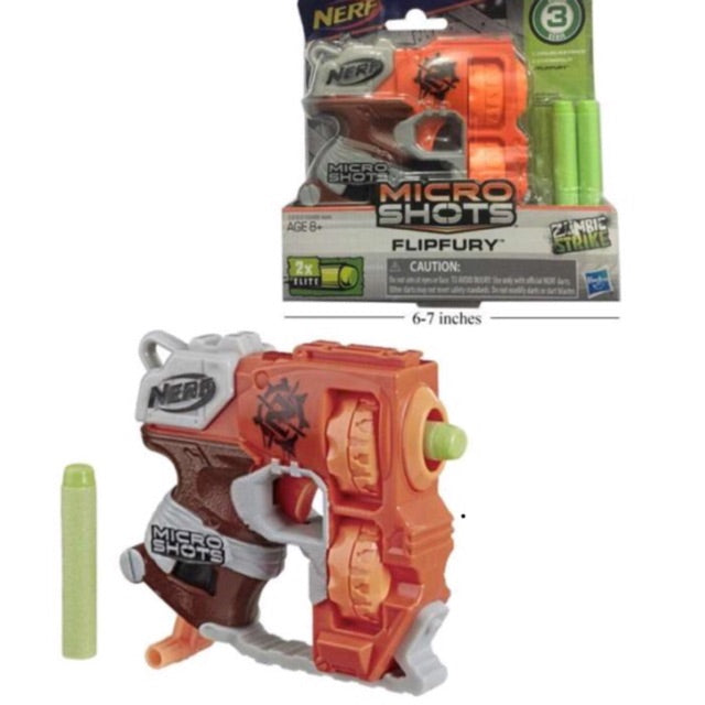 Pistol Micro Shots Flipfury - Zombie Strike cu 2 gloante.