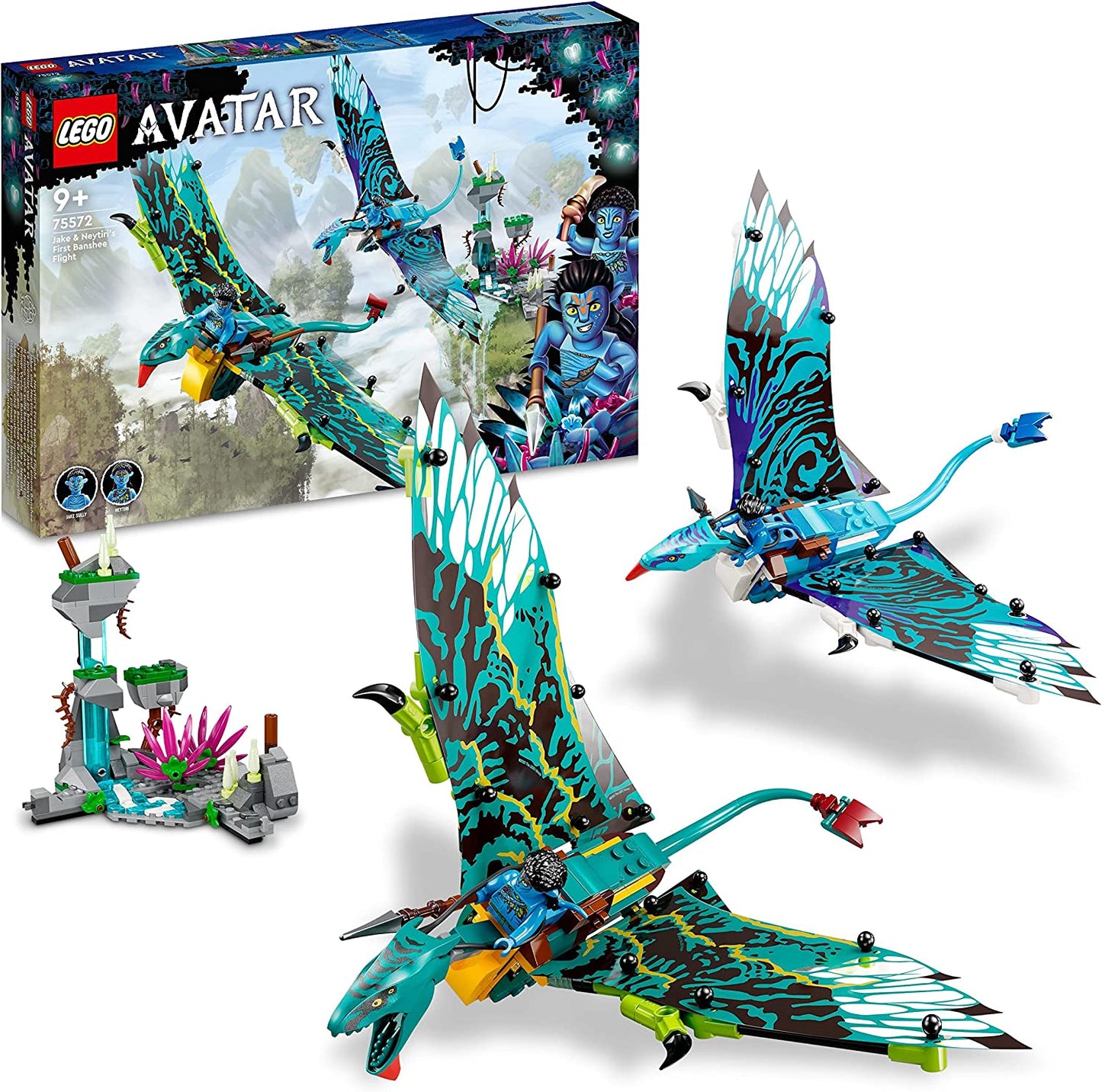 LEGO Avatar 75572 -  Primul zbor cu Banshee-ul lui Jake si Neytiri (572 piese)