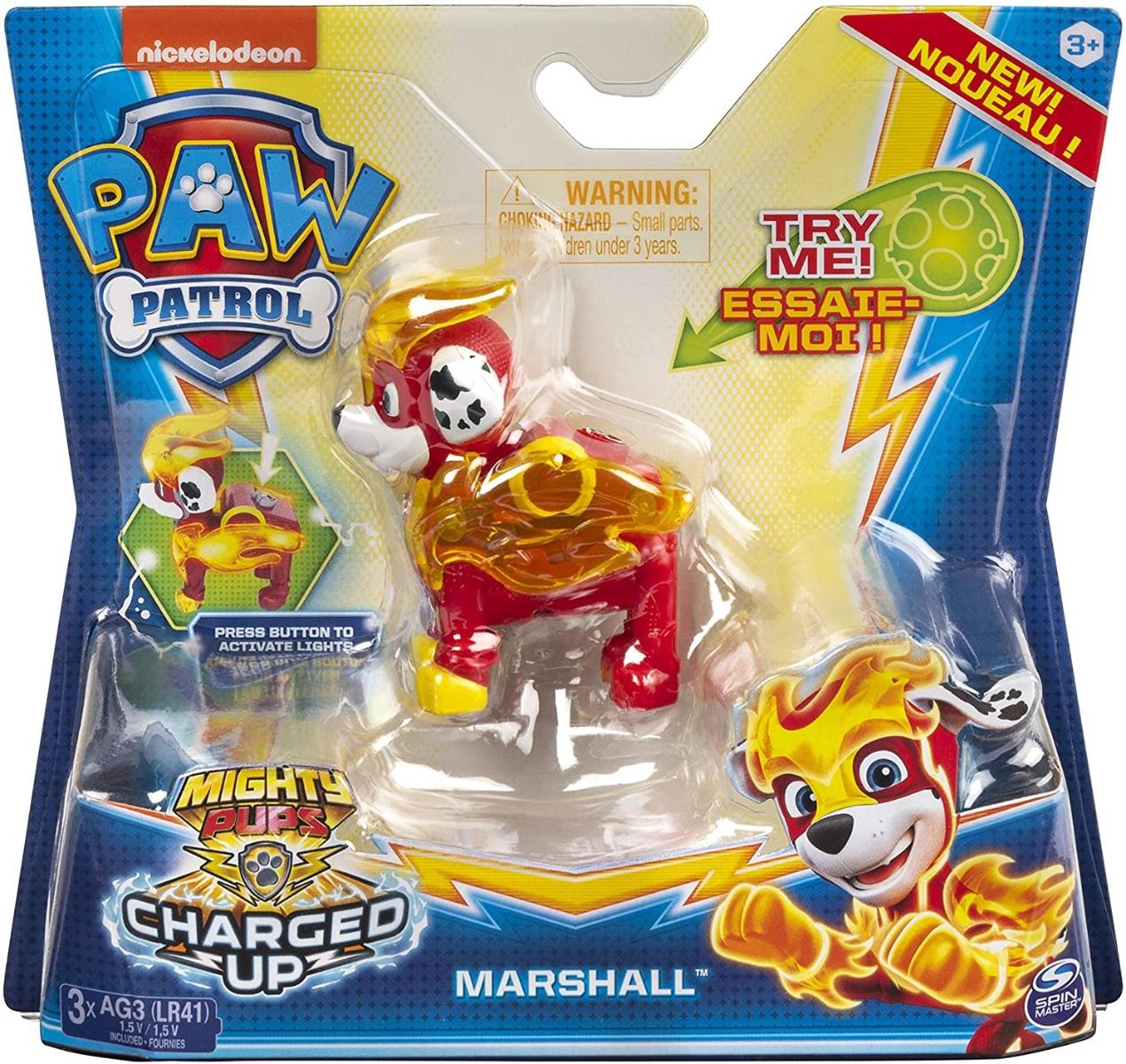 Figurina Paw Patrol - MARSHALL cu lumini