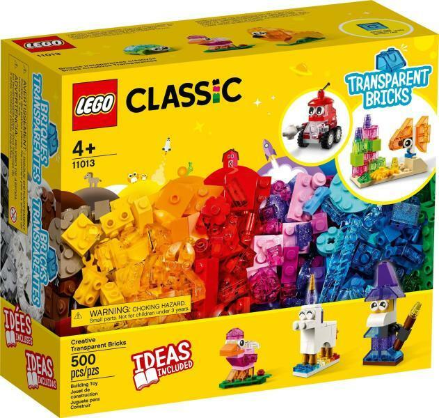 LEGO CLASSIC 11013 - Caramizi transparente