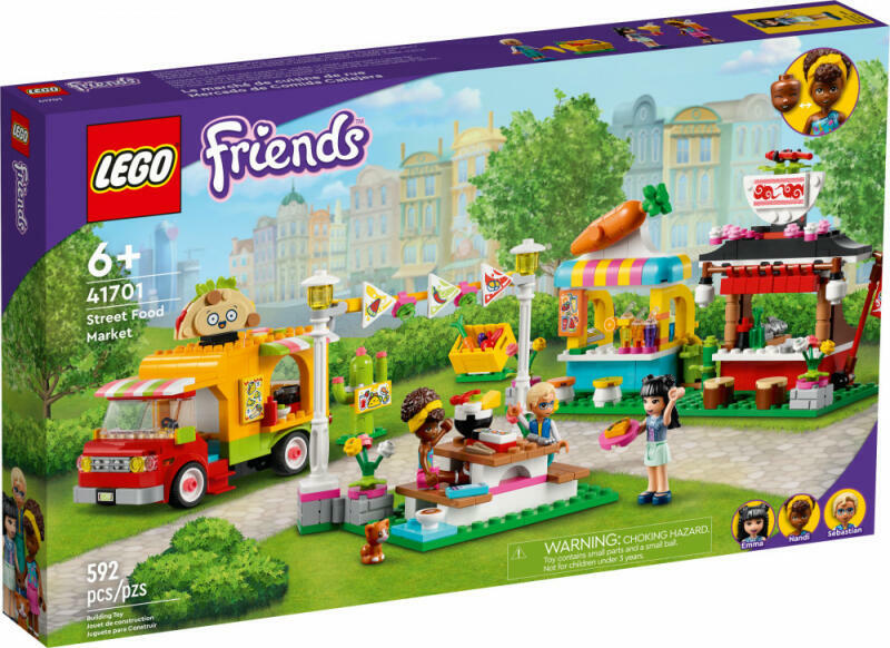 LEGO FRIENDS 41701 - Piata cu mancare stradala