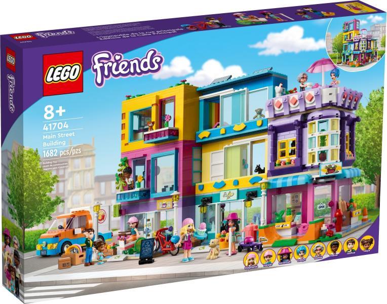 LEGO Friends 41704 - Cladirea de pe Strada principala  (1682 piese)