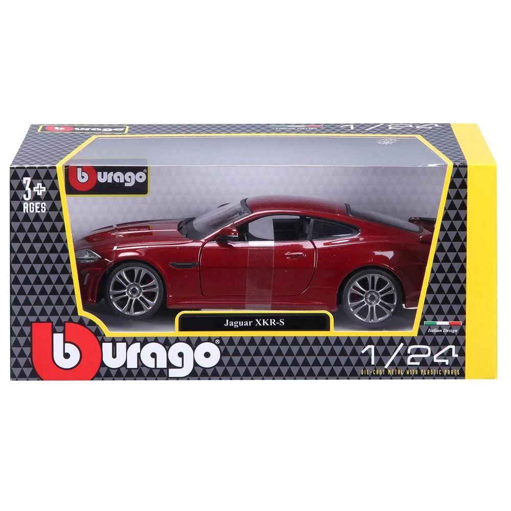 Jaguar XKR-S (visiniu) - 1/24 Bburago