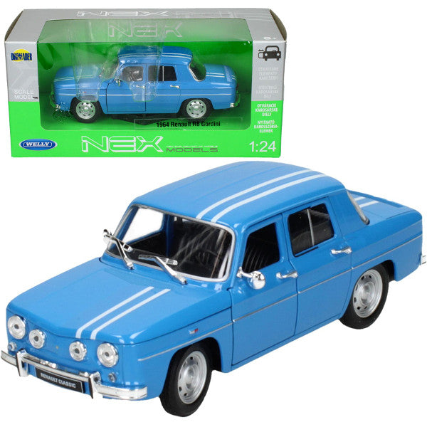 Renault R8 Gordini 1964 albastru - 1/24 Welly