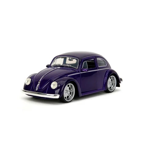 Volkswagen Beetle cu figurina Wednesday - 1/24 Jada