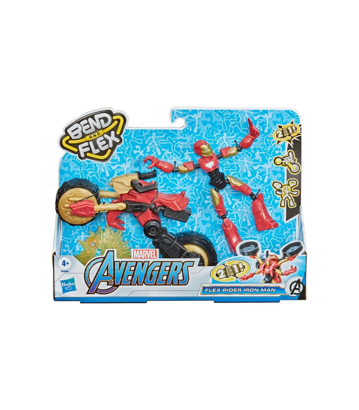 SET Bend and Flex Avengers - Flex Rider Iron Man