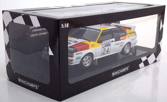 Audi Quattro Sport Lombard RAC Rally 1982 1/350pcs - 1/18 Minichamps