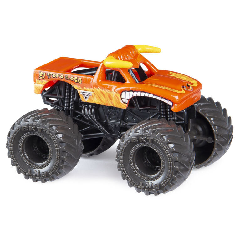 Masinuta Monster Jam El Toro Loco orange  - 1/70