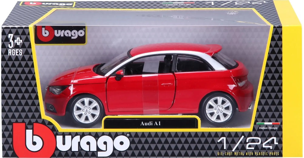 Audi A1 rosu - 1/24 Bburago