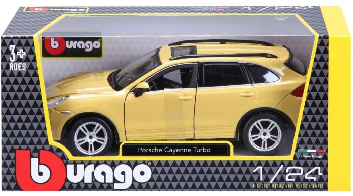 Porsche Cayenne Turbo (mustar) - 1/24 Bburago