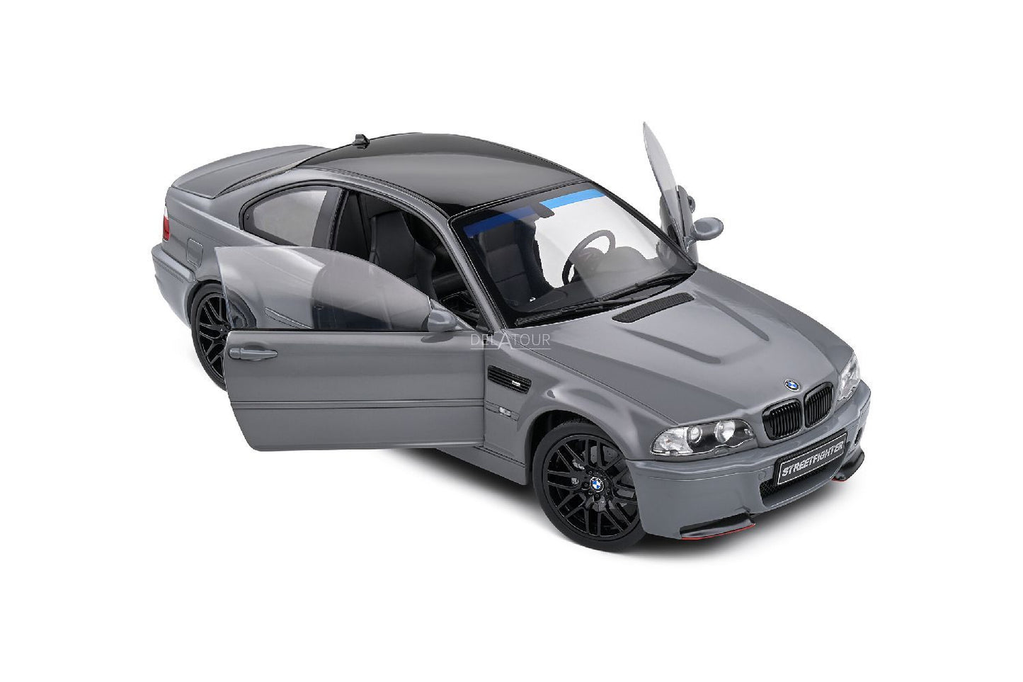 BMW E46 M3 Coupe 2000 gri - 1/18 Solido