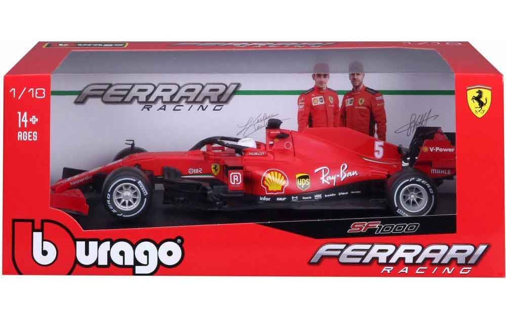 Formula 1 Ferrari  Austrian GP 2020  SF1000 S.Vettel #5 - 1/18 Bburago