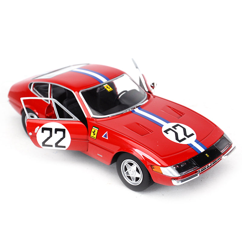 Ferrari 365 GTB4 Competizione 1971 cu vitrina plexiglass - 1/24 Bburago