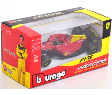 Formula 1 F1-75 Nr.16 Charles Leclerc Italian GP 2022 -  1/43 Bburago.