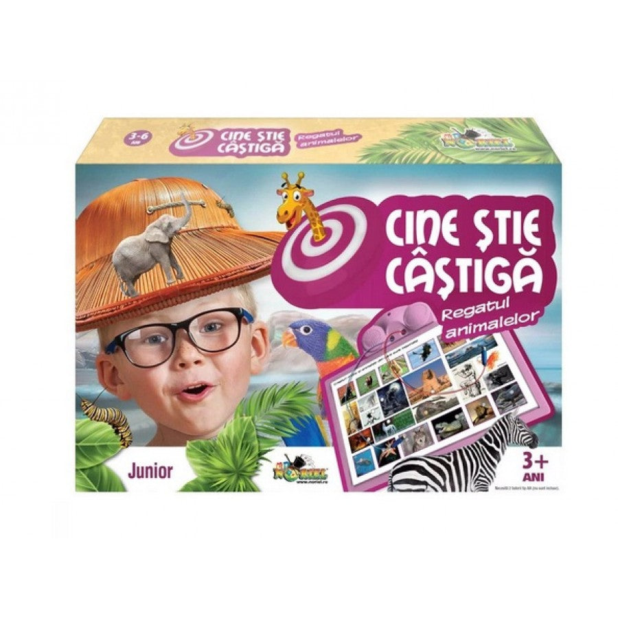 Joc interactiv Cine stie castiga - Regatul animalelor