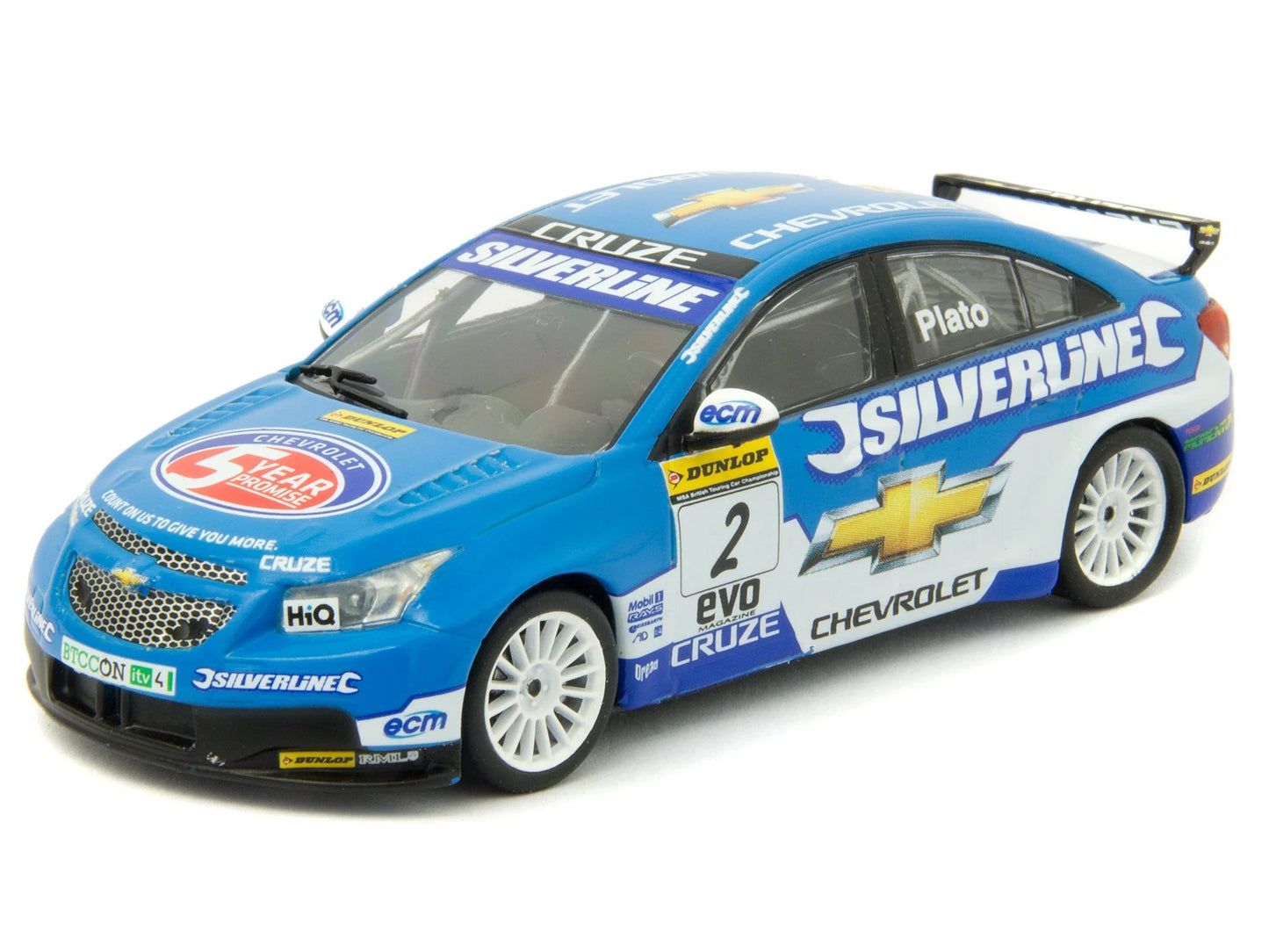 Chevrolet Cruze LT Jason Plato (RML Silverline Chevrolet) - 2010 BTCC Champion - 1/43 British Touring Car Champions