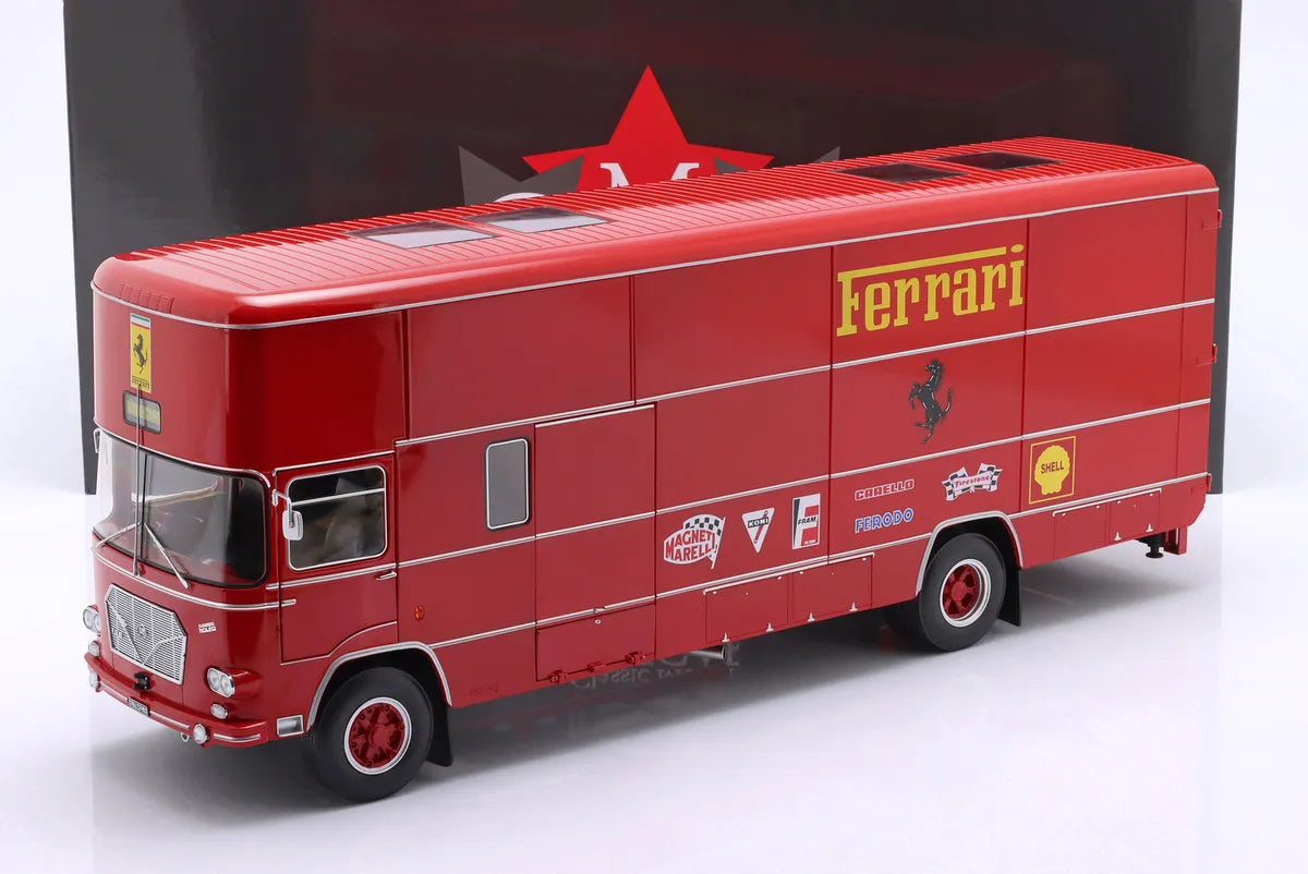 SET 3 Machete - Camion Fiat OM 150 Rolfo Racetruck 1967 cu 2 machete Ferrari - 1/18 Cmr / Werk83