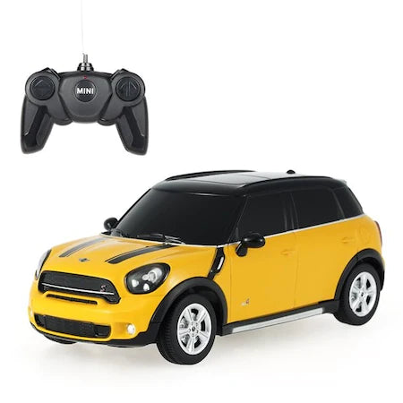 Masinuta cu telecomanda Mini Cooper S Countryman galben - 1/24 RASTAR