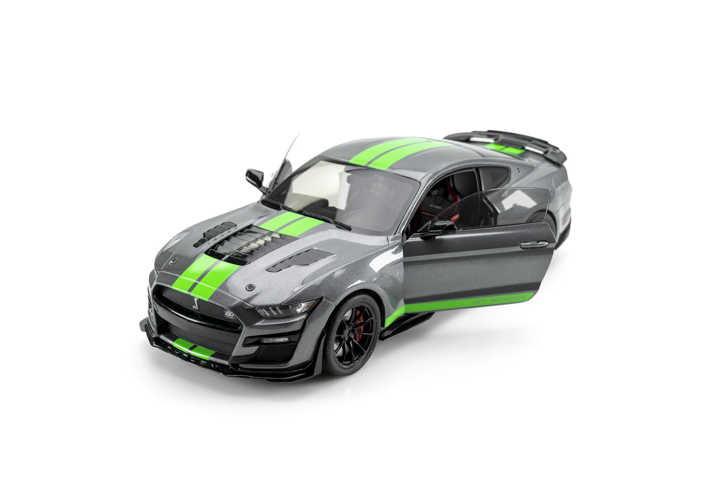 Ford Shelby GT500 gri/verde - 1/18 Solido