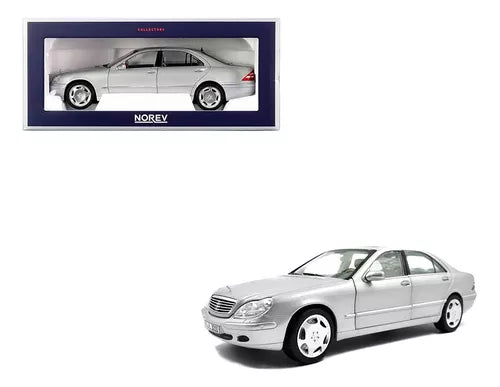 Mercedes-Benz S600 argintiu 1998 - 1/18 Norev