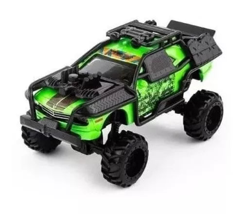 Dodge Challenger verde off-road Fresh Metal Desert Rebels - 1/43 Maisto