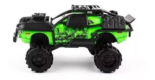 Dodge Challenger verde off-road Fresh Metal Desert Rebels - 1/43 Maisto