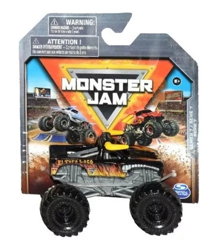 Masinuta Monster Jam El Toro Loco negru  - 1/70