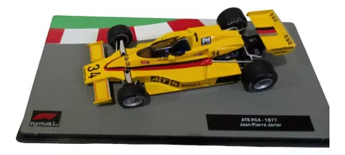 Formula 1 ATS PC4 - 1977 Jean-Pierre Jarier cu vitrina plexiglass - 1/43 Altaya