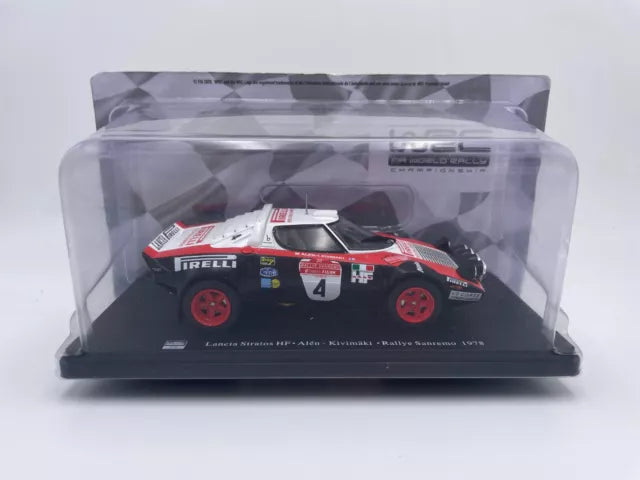 Lancia Stratos HF Alen- Kivimaki Rallye Sanremo 1978 - 1/24 Altaya