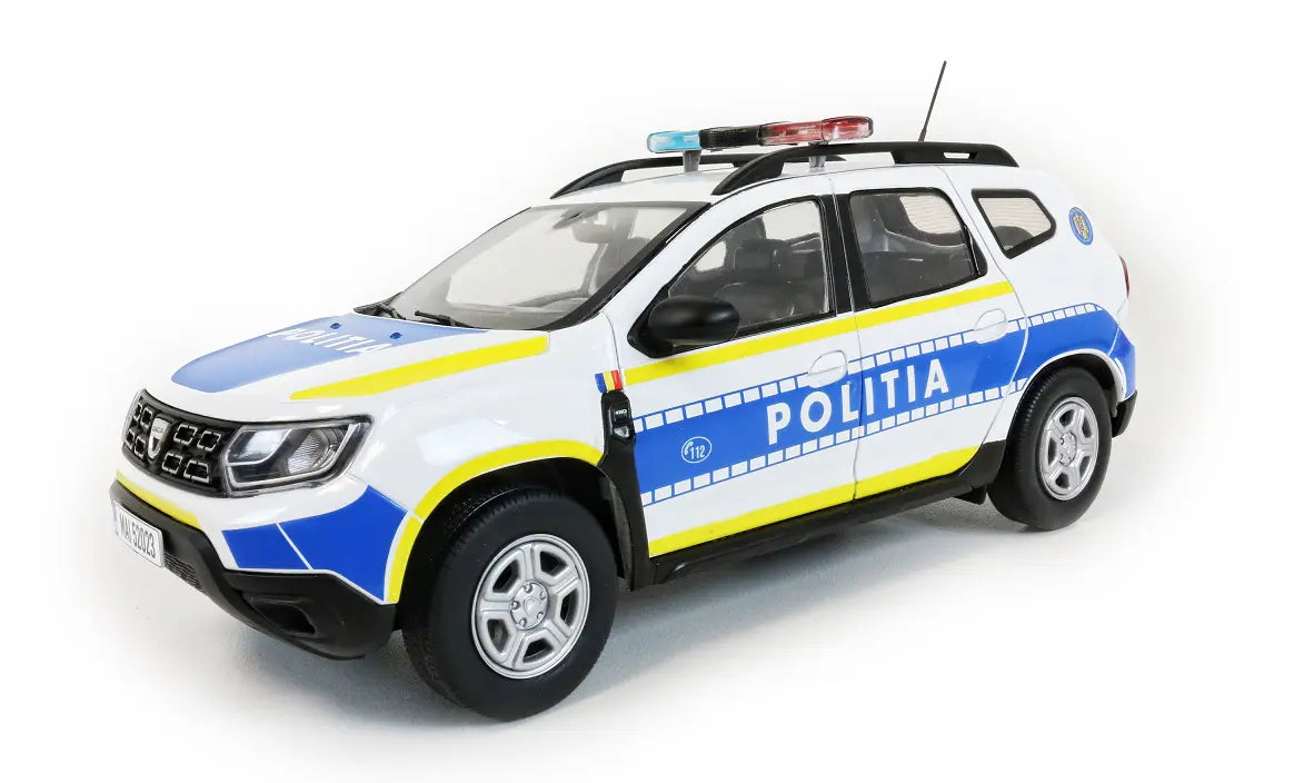 Dacia Duster Politia Romana - 1/18 Solido