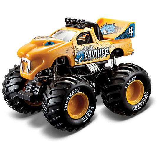 Monster Truck Earth Shockers 13cm POWER PANTHER pullback Fresh Metal - Maisto