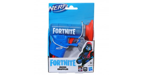 Pistol Nerf Fortnite Microshots - Micro Grappler cu 2 gloante