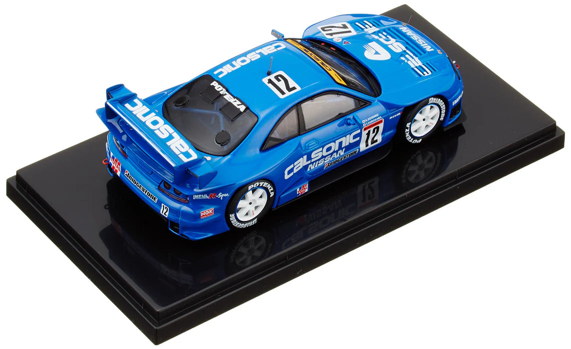 Nissan Skyline GT-R R33 #12 Calsonic Skyline JGTC 1998 High down force cu vitrina plexiglass - 1/43 Ebbro