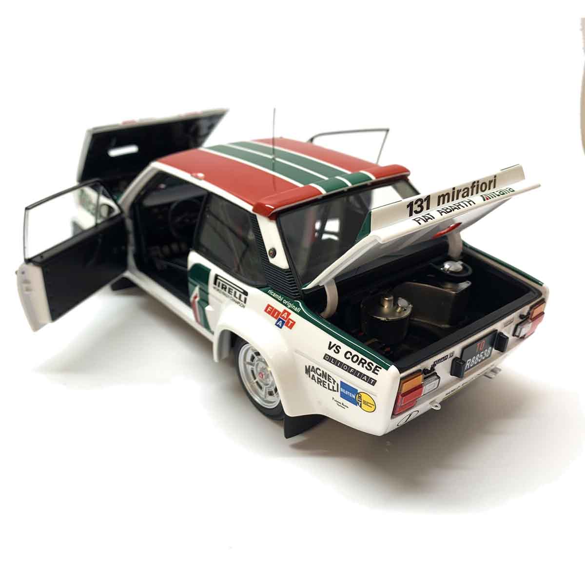 Fiat 131 Abarth 1978 Portugal Rally #1 - 1/18 Kyosho