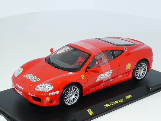 Ferrari 360 Challenge 2000 cu vitrina plexiglass - 1/24 Bburago