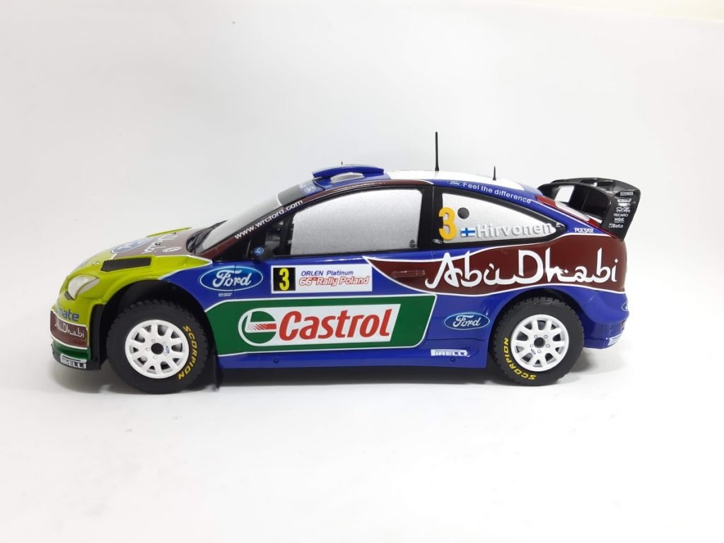 Ford Focus RS WRC '09 Hirvonen - Lehtinen Rally Poland 2009 - 1/24 Altaya