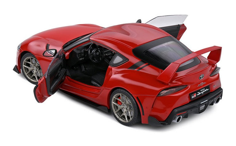 Toyota Gr Supra rosie 2023 - 1/18 Solido