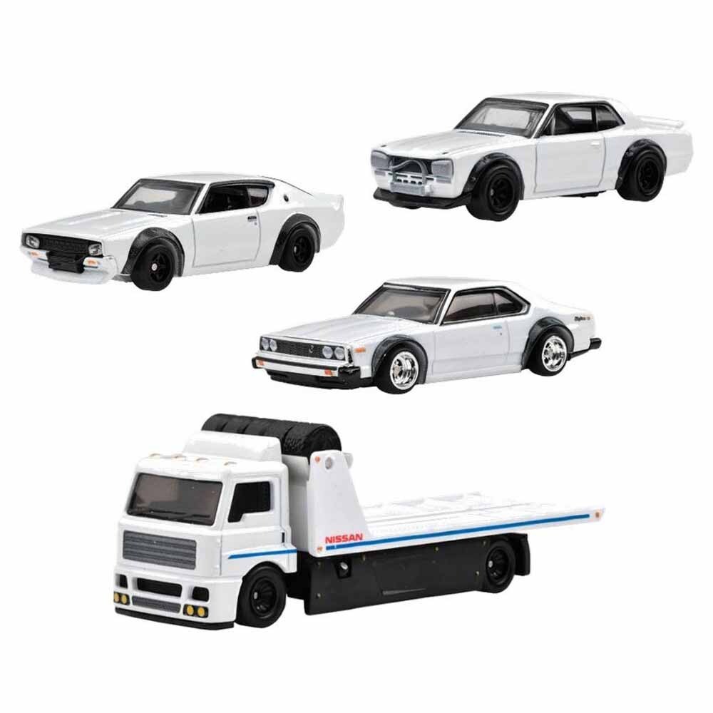 Set 4 masinute NISSAN  - 1/64 Hot Wheels Premium