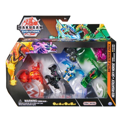 Set Figurine Bakugan Battle Strike Pack - Neo Pegatrix & Sky Horse