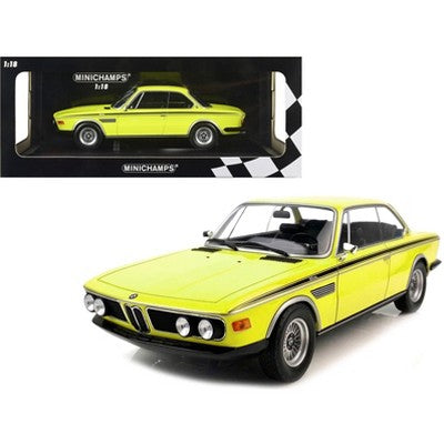 BMW 3.0 CSL 1971 galben 1/600 pcs - 1/18 Minichamps (EDITIE LIMITATA)