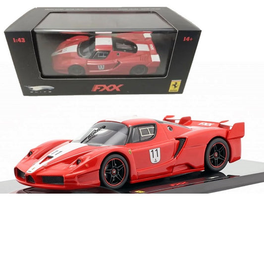 Ferrari FXX rosu/alb #11 - 1/43 Hot Wheels ELITE